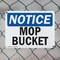 Signmission Mop Bucket, 14 in W x Rectangle, Plastic OS-2PACK-NS-P-1014-L-14243 - alternate 7